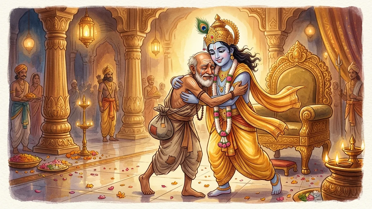 सुदामा और श्रीकृष्ण की पावन मित्रता