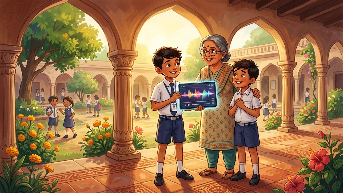 विद्यालय का कृत्रिम वीडियो और सच
