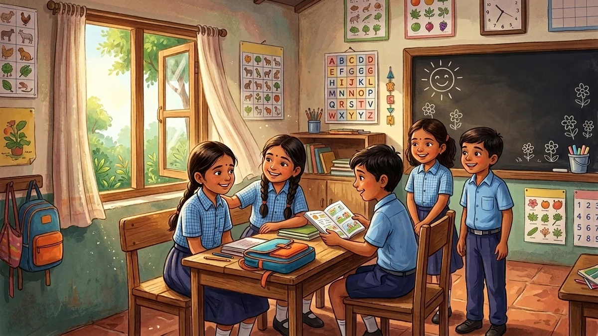 नए विद्यार्थी का नाम