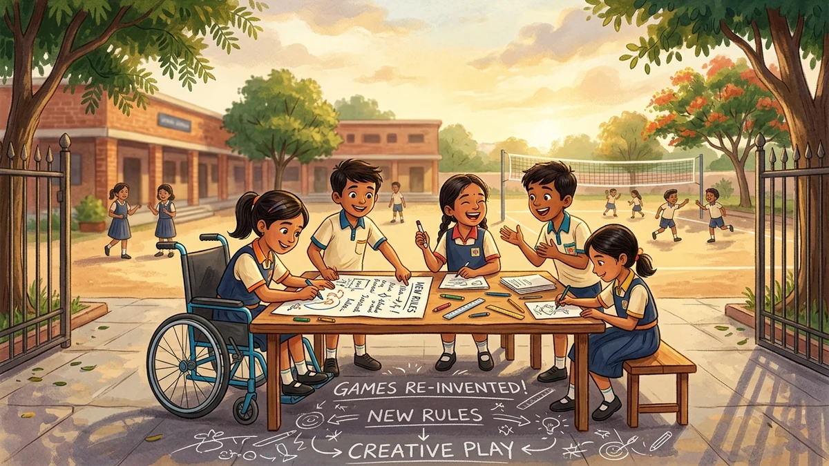 नियम बदलने वाली टीम — सचित्र नैतिक बाल कहानी | समानता व समावेशन