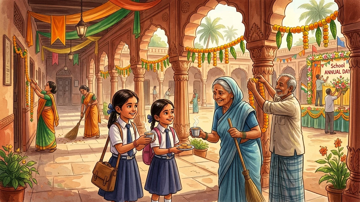 अनदेखी मेहनत — सचित्र नैतिक बाल कहानी | दया व करुणा