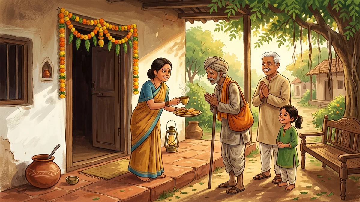 बिना बताए आया मेहमान — सचित्र नैतिक बाल कहानी | मित्रता