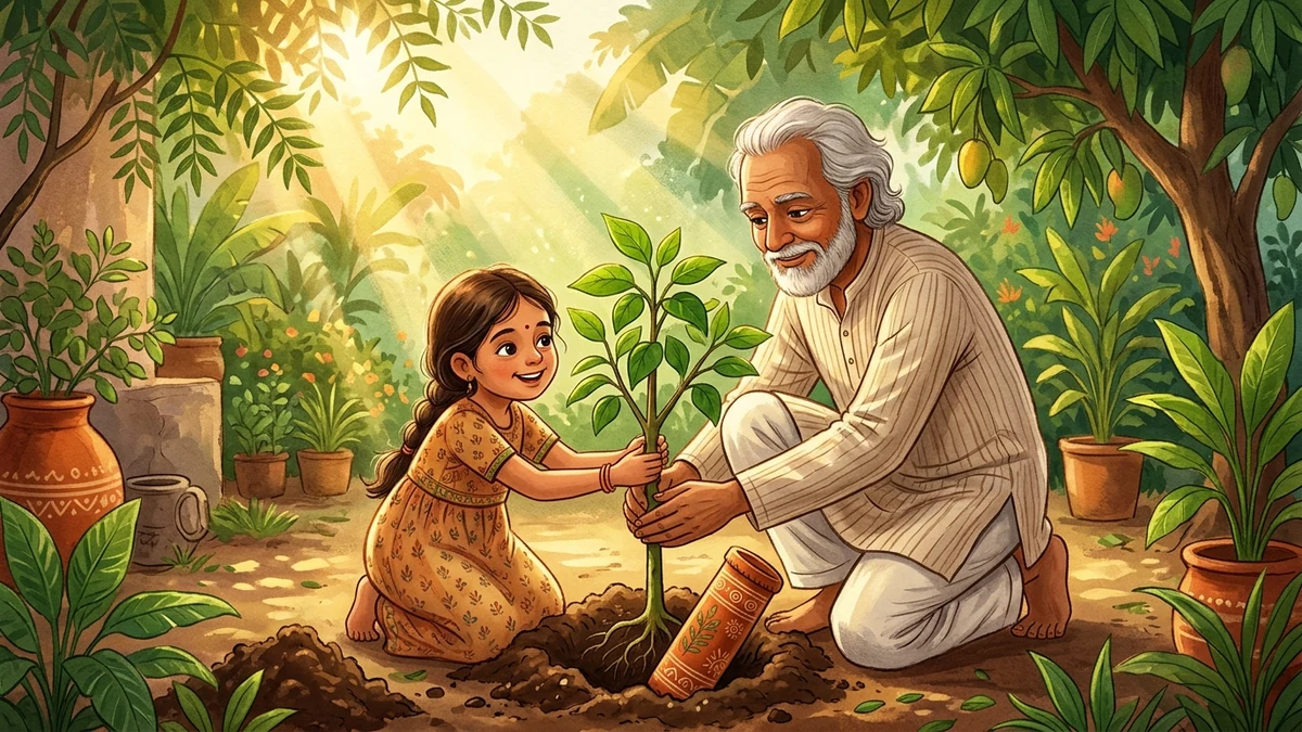 भविष्य के बच्चे के नाम पत्र — सचित्र नैतिक बाल कहानी | अनुशासन व कर्तव्य